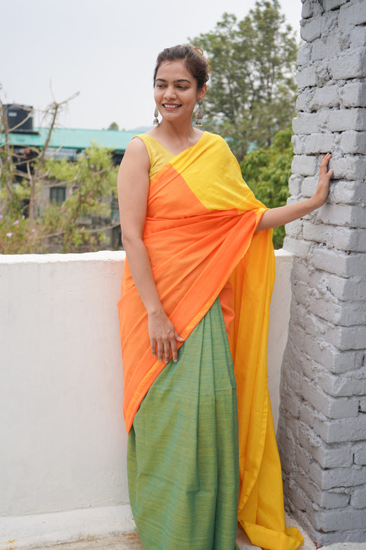 Handloom cotton saree