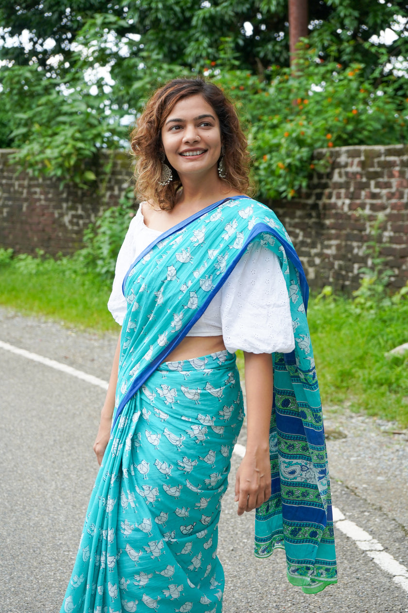 Featherlight saree