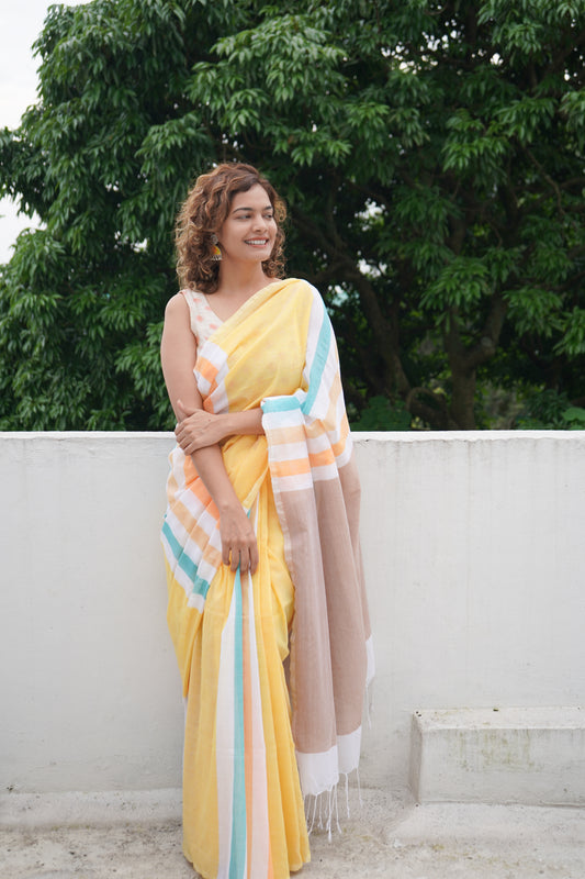 Handloom cotton saree