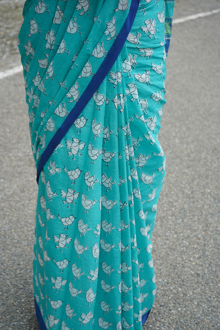 Featherlight saree