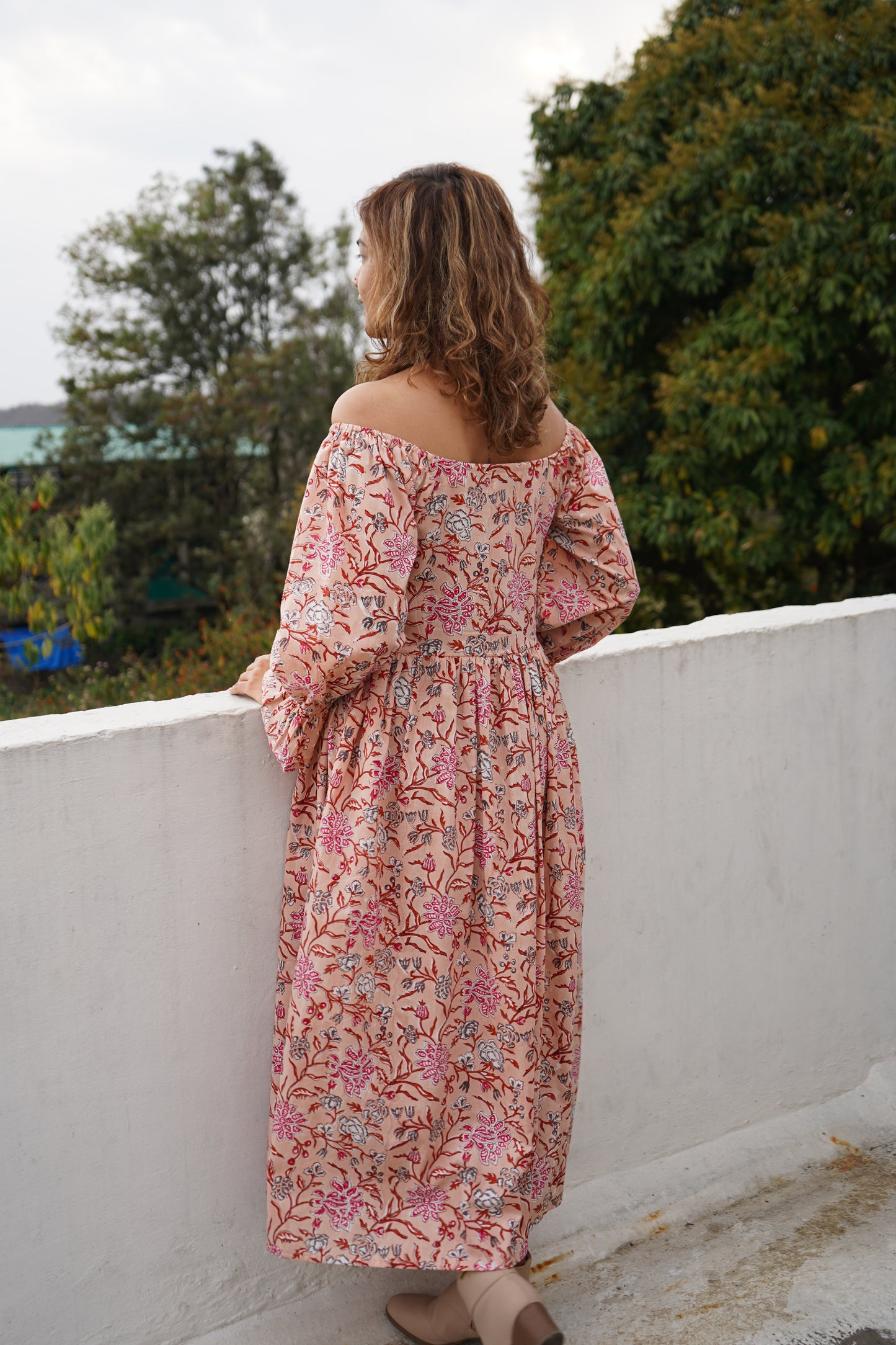 Blockprinted dress