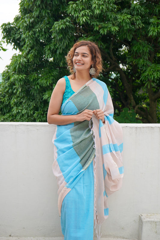 Handloom cotton saree