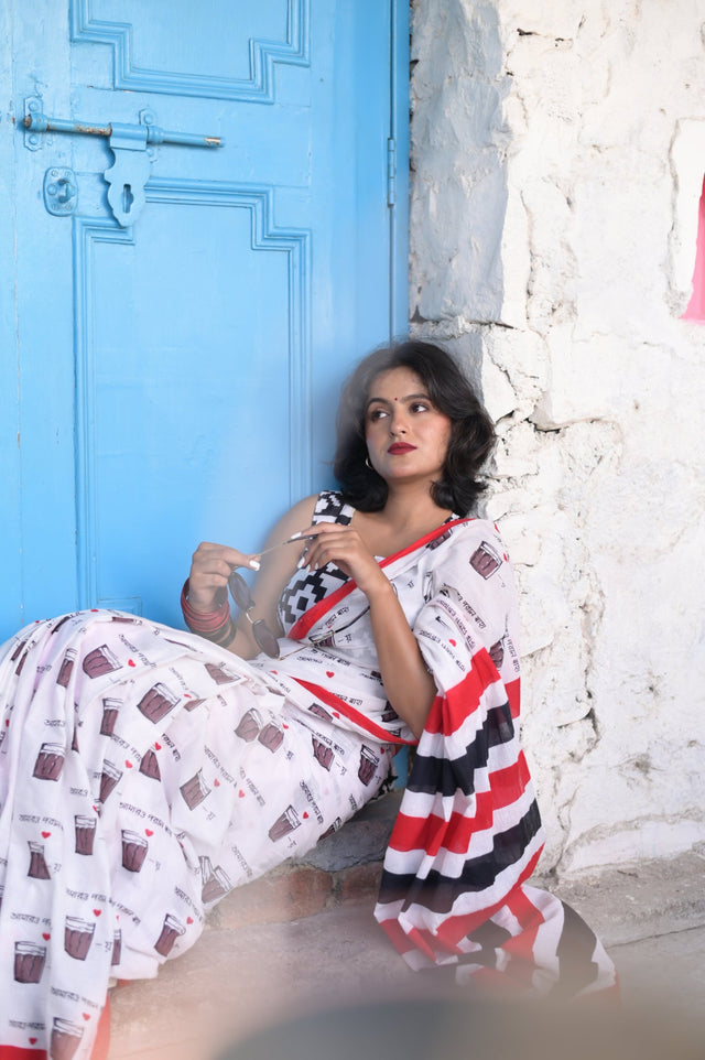 Cup of joy saree