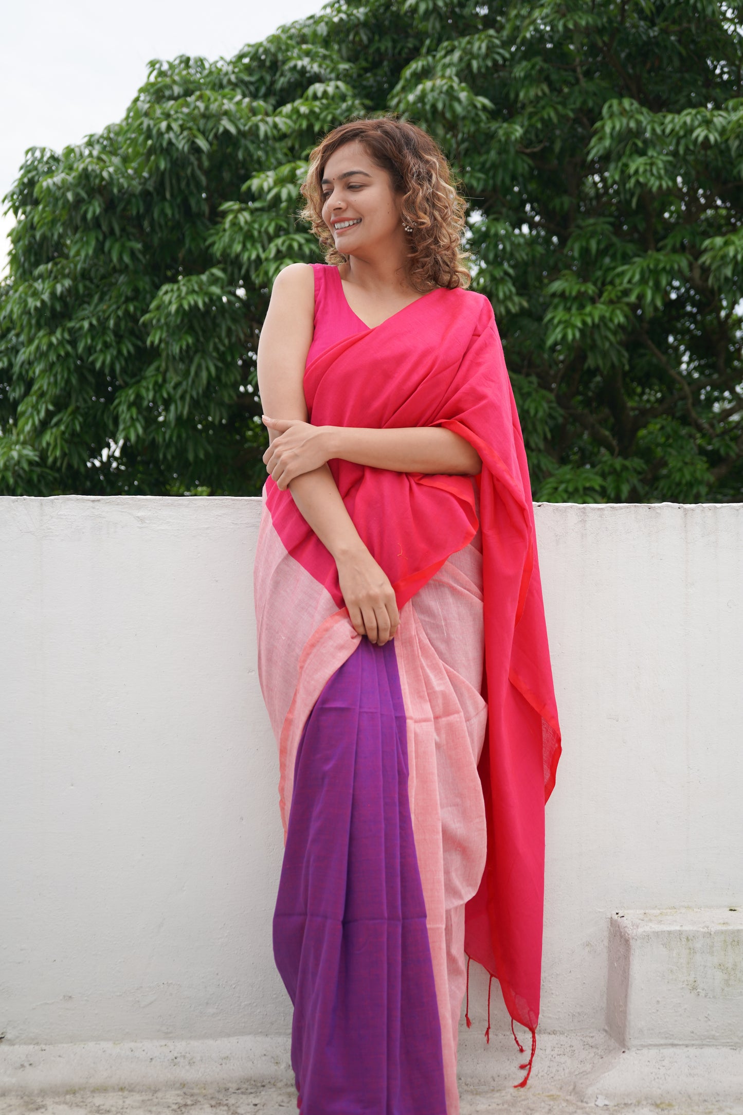 Handloom cotton saree